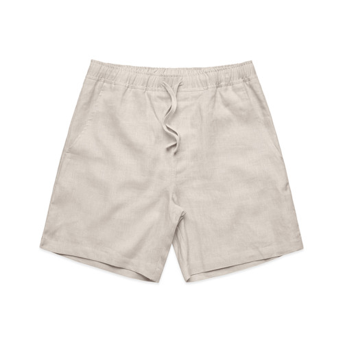NATURAL linen-shorts-18"-natural
